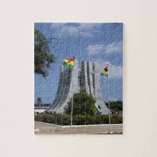 Afrika, Ghana, Accra. Nkrumah Mausoleum, finale 3 Puzzle (Vertikal)