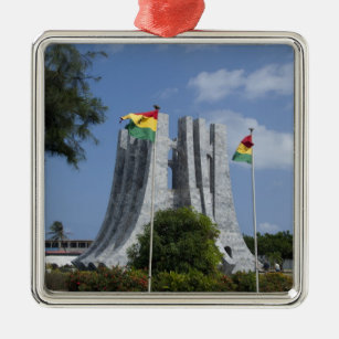 Afrika, Ghana, Accra. Nkrumah Mausoleum, finale 3 Silbernes Ornament