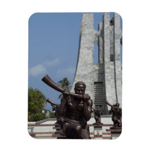 Afrika, Ghana, Accra. Nkrumah-Mausoleum, letzte 2 Magnet