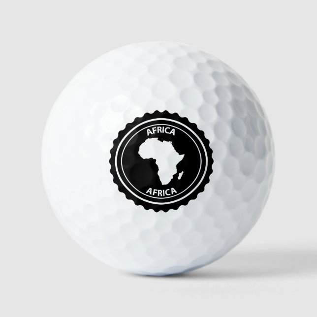 Afrika Golfball (Vorderseite)
