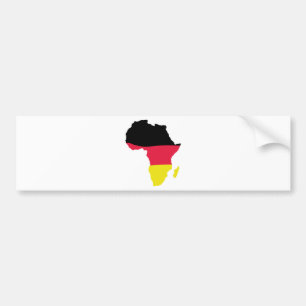 Afrika-Ikonendeutschflagge Autoaufkleber
