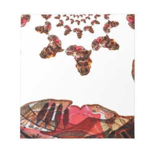 Afrika in Bewegung: Kaleidoskop-Design Notizblock