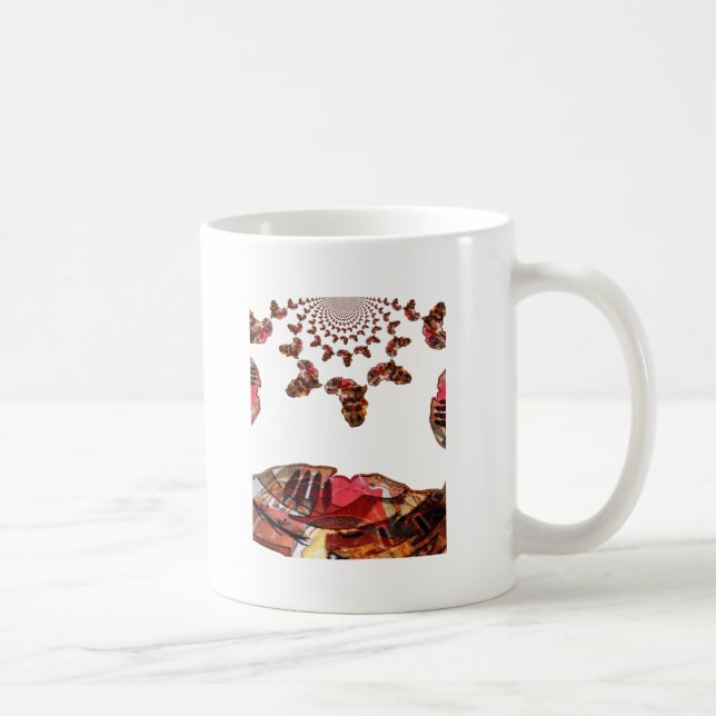 Afrika in Bewegung: Kaleidoskop-Design Tasse (Rechts)