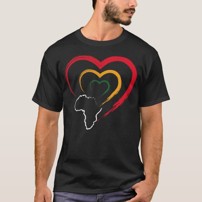Afrika ist das Valentin seines Volkes T-Shirt (Vorderseite)