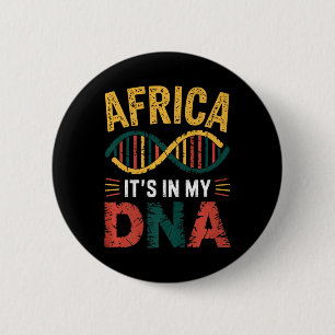 Afrika ist in meinem DNA-Afrika-Erbe stolz auf Afr Button