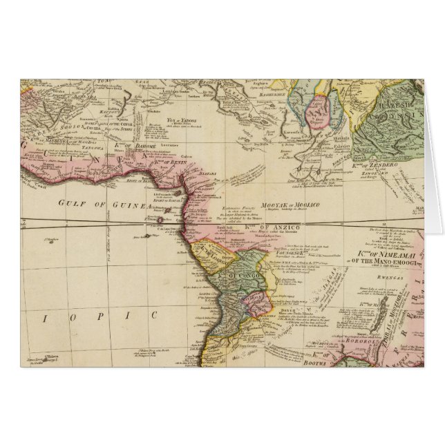 Afrika-Karte (Vorderseite (Horizontal))