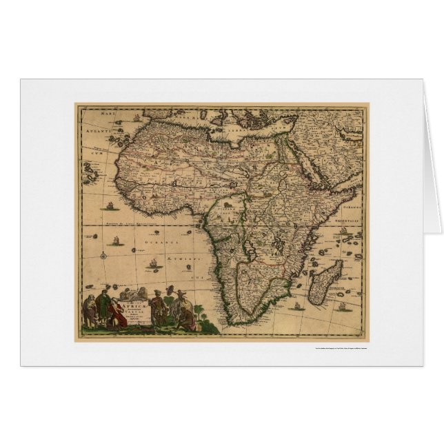 Afrika-Karte 1688 (Vorderseite (Horizontal))
