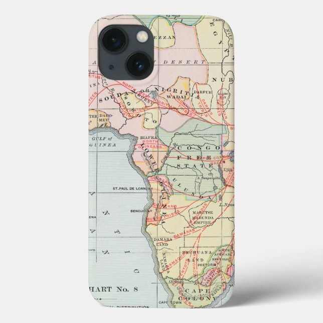 AFRIKA: KARTE, 1894 Case-Mate iPhone HÜLLE (Rückseite)