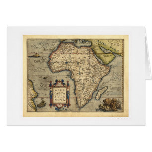 Afrika-Karte durch Ortelius 1570