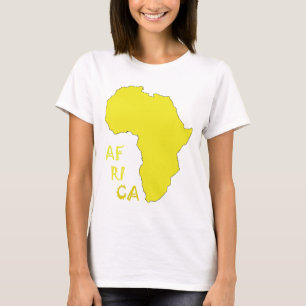 Afrika-Karte Funky-Shirt T-Shirt