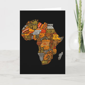 Afrika Karte Kente Juneteenth Afroamerikanisch Sch