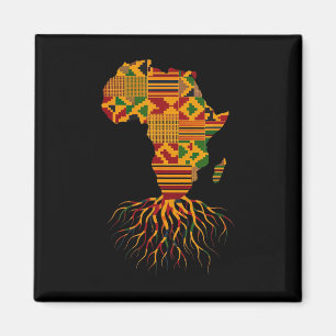 Afrika Karte Kente Juneteenth Afroamerikanisch Sch Magnet