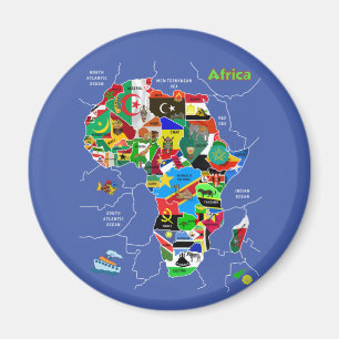 Afrika-Karte Magnet