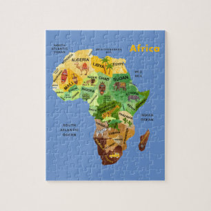 Afrika-Karte Puzzle