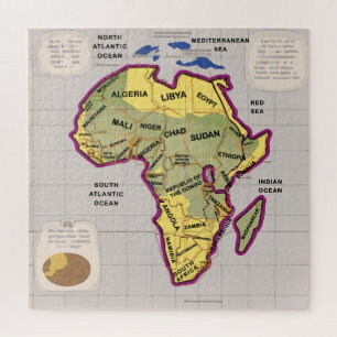 Afrika-Karte Puzzle
