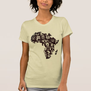 Afrika-Karte T-Shirt