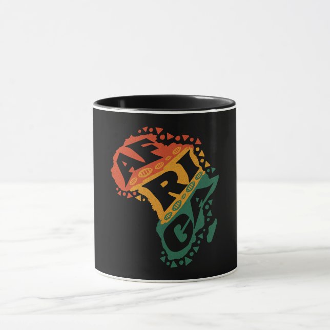 Afrika-Karte Tasse (Zentrum)