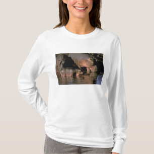 Afrika, Kenia, Masai Mara. Flusspferde T-Shirt