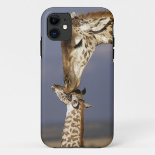 Afrika, Kenia, Masai Mara. Giraffen (Giraffa camel Case-Mate iPhone Hülle