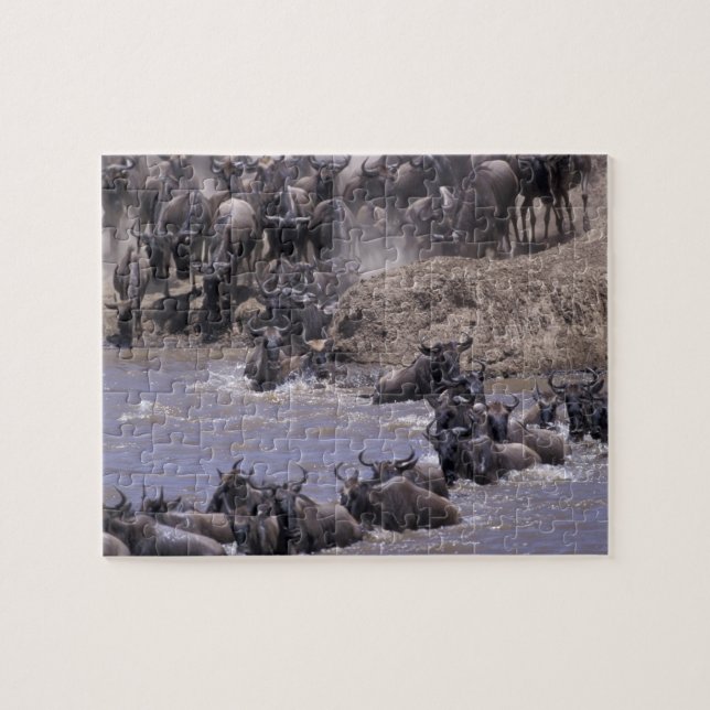 Afrika, Kenia, Masai Mara Nationalpark. Puzzle (Horizontal)