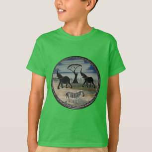 Afrika Kenia Schön Elegant Wildtiere T-Shirt