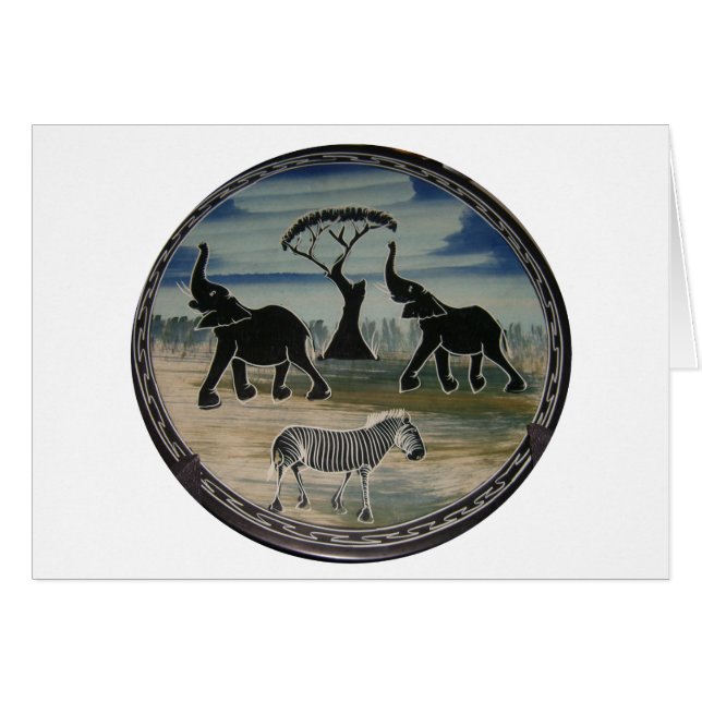 Afrika Kenia Schöne Elegante Tierwelt (Vorderseite (Horizontal))