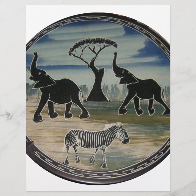 Afrika Kenia Schöne Elegante Tierwelt (Vorderseite)