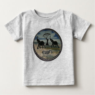 Afrika Kenia Schöne Elegante Tierwelt Baby T-shirt