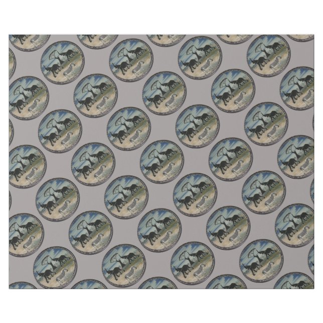 Afrika Kenia Schöne Elegante Tierwelt Geschenkpapier (Flach)