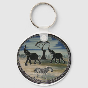 Afrika Kenia Schöne Elegante Tierwelt Schlüsselanhänger