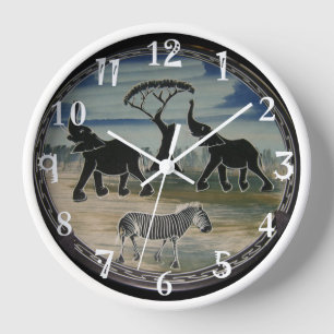 Afrika Kenia Schöne Elegante Tierwelt Uhr