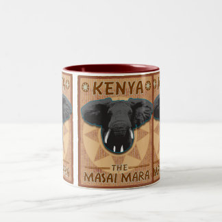 Afrika-Kenia-Tasse Zweifarbige Tasse