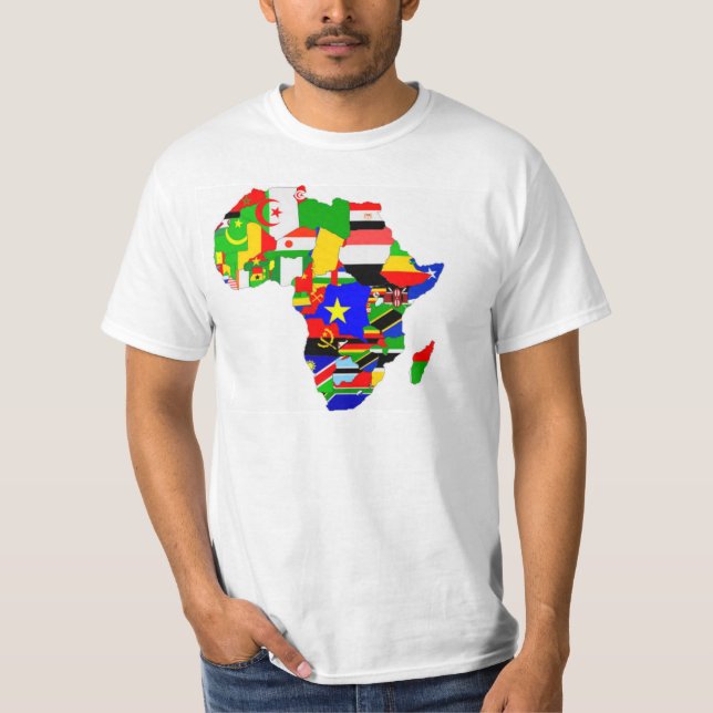 Afrika kennzeichnet T-Shirt (Vorderseite)