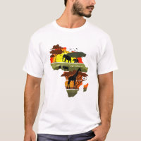 Afrika Kontinent Sunset Safari Natur Wildes Leben