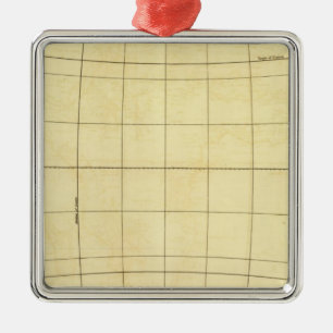 Afrika-Kontur Silbernes Ornament