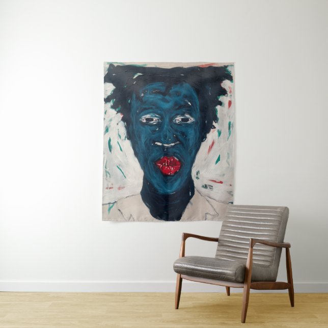 Afrika-Kunstposter Wandteppich (Beispiel)