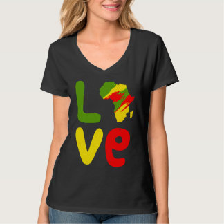 Afrika Liebe Afrika Liebe Afrikanisch T-Shirt