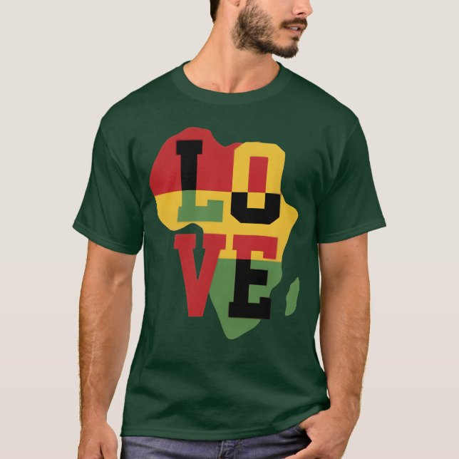 Afrika Liebes Freund T-Shirt (Vorderseite)