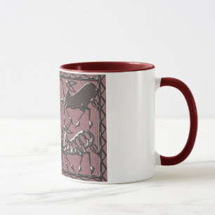 Afrika lila schwarz tasse