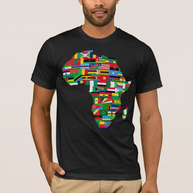 Afrika Map T - Shirt (Vorderseite)
