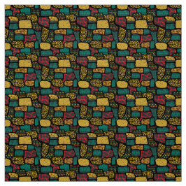 Afrika Mehrfarbig Stoff