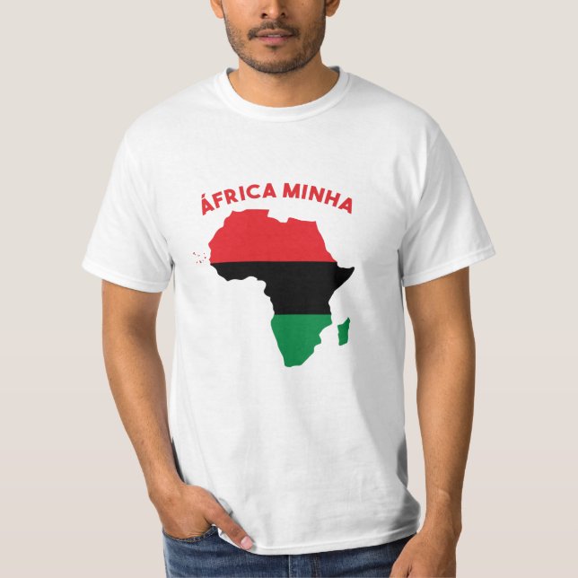 Afrika Minha Panafrikanisch T-Shirt (Vorderseite)