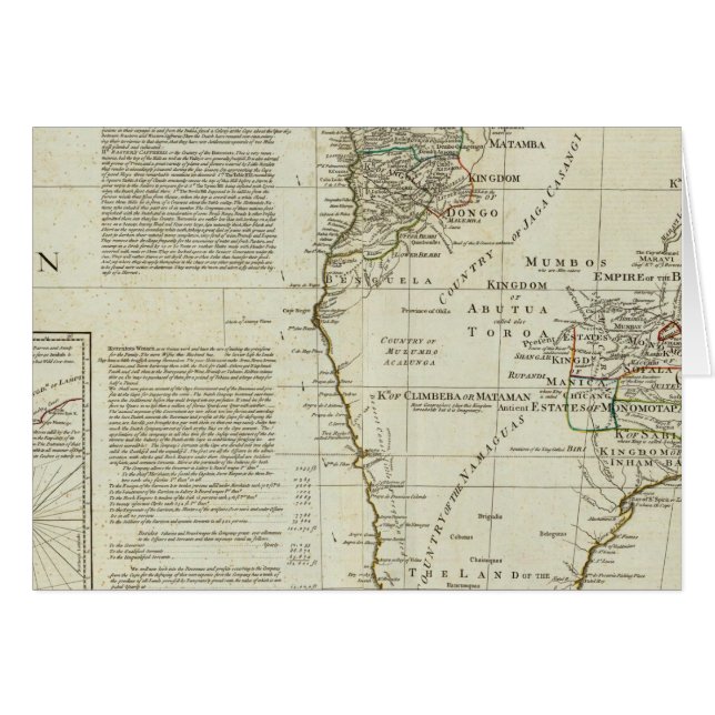 Afrika mit all seinen Staaten, Königreichen (Vorderseite (Horizontal))