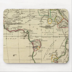 Afrika mit umrissenen Grenzen Mousepad