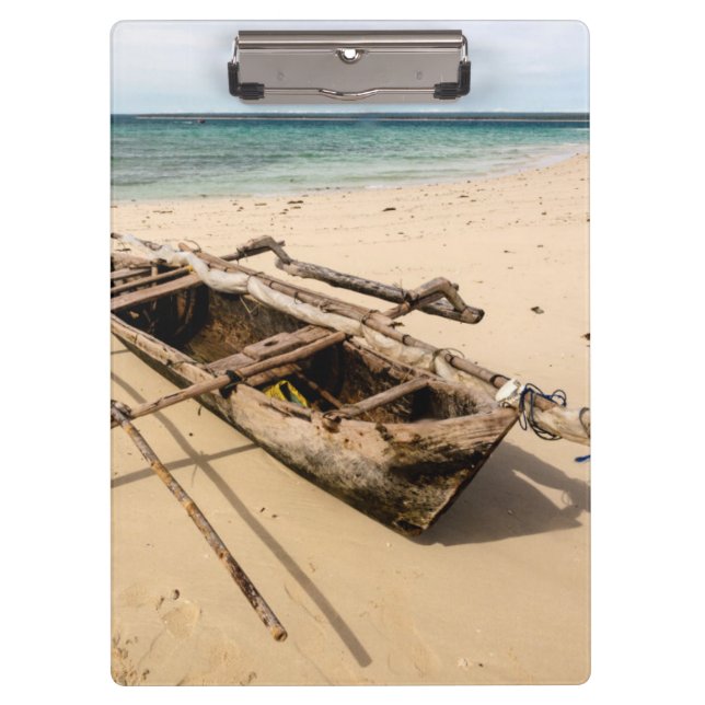 Afrika, Mosambik, Mogundula-Insel Klemmbrett (Vorderseite)