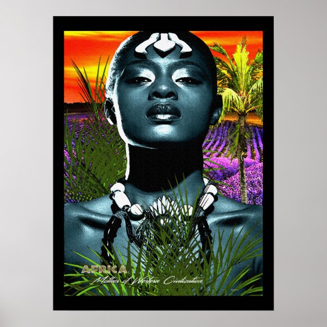 Afrika Mutter der westlichen Zivilisation Poster (Vorne)