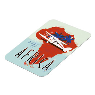 Afrika nach Luftreisepakster Magnet