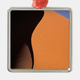Afrika, Namibia, Abendlicht auf Dünen, Ornament Aus Metall