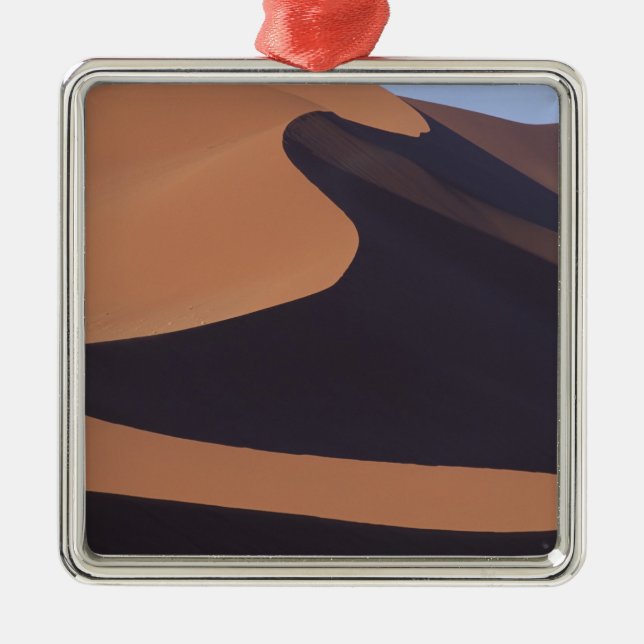 Afrika, Namibia, Namib Wüste. Sossusvlei. Silbernes Ornament (Vorne)