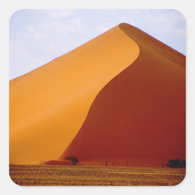 Afrika, Namibia, Naukluft National Park, 2 Quadratischer Aufkleber (Vorderseite)